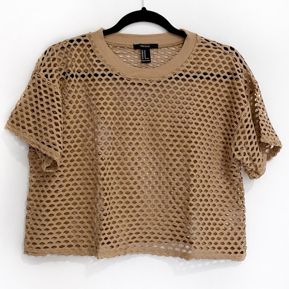 Mesh Cropped Top - Picture 2 of 2